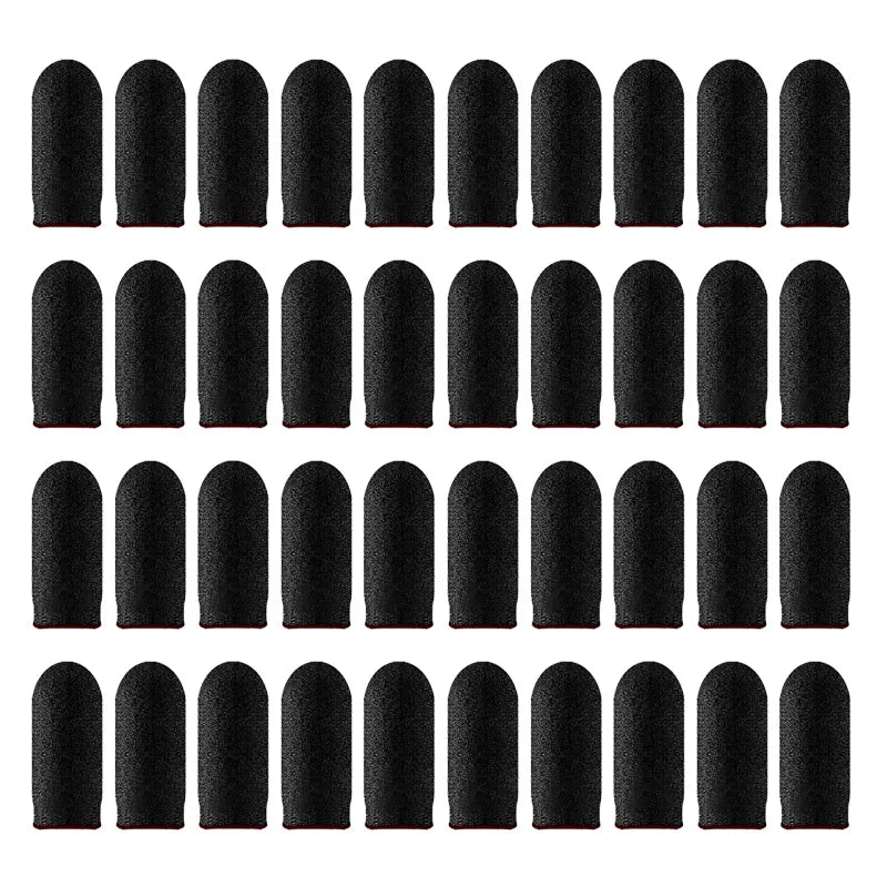 20pair Gaming Finger Sleeve Breathable Fingertips For PUBG Games Anti-Sweat Touch Screen Finger Cots Cover Sensitive Touch Glove