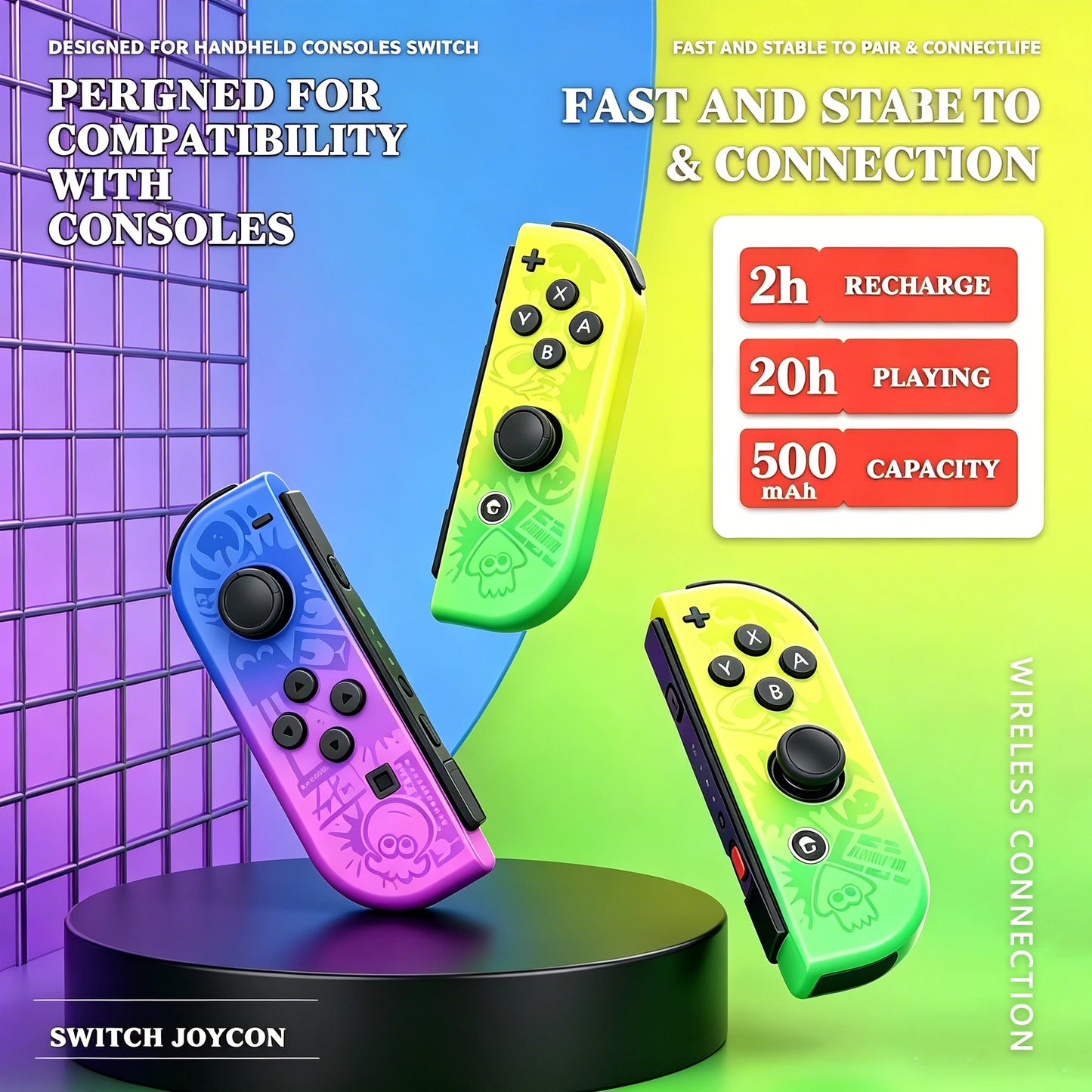 Joy con wireless Switch Control Joycon Controller with Dual Vibration Joystick Gamepad For switch video game consoles Accessorie
