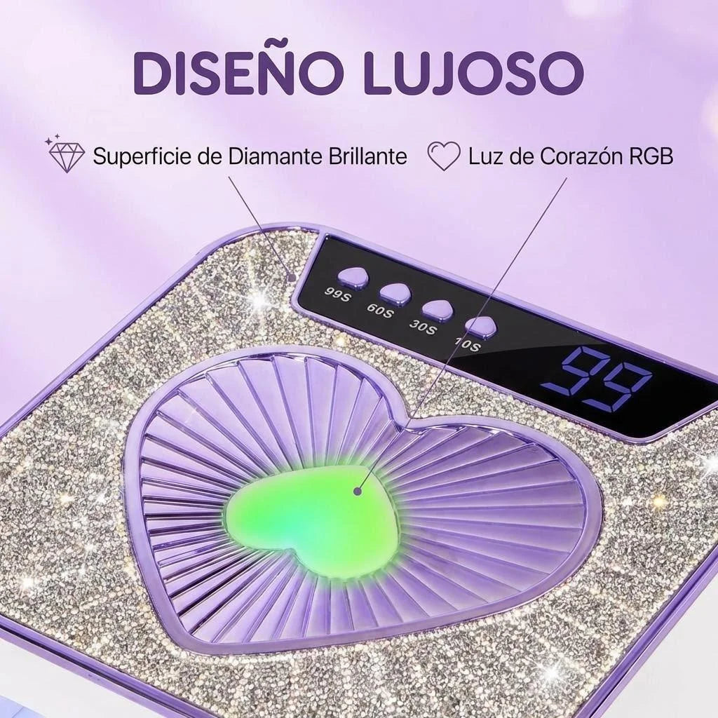 Uv for Gel Nails 288W Uv Nail Lamp with 36 Led Beads for Gel Polish with Lcd Display, Automatic Sensor and 4 Timer Settings, Professional Nail Lamp