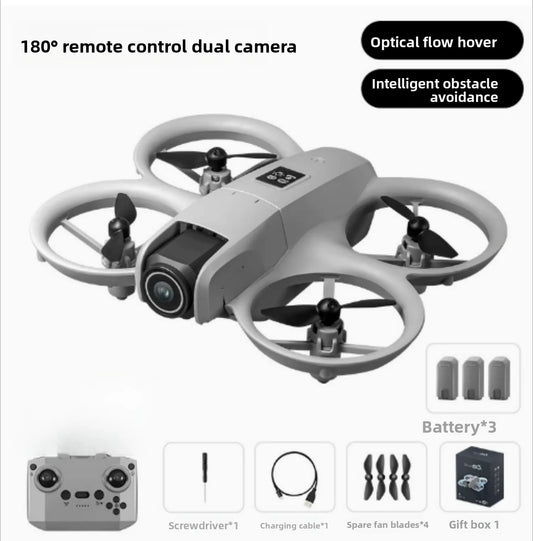 4K Dual Camera Optical Flow Obstacle Avoidance Mini Drone Compatible with GT3 Remote Controller Long Flight Aircraft Accessory