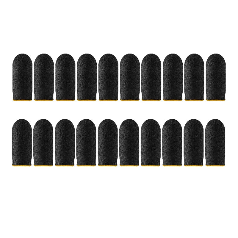 20pair Gaming Finger Sleeve Breathable Fingertips For PUBG Games Anti-Sweat Touch Screen Finger Cots Cover Sensitive Touch Glove