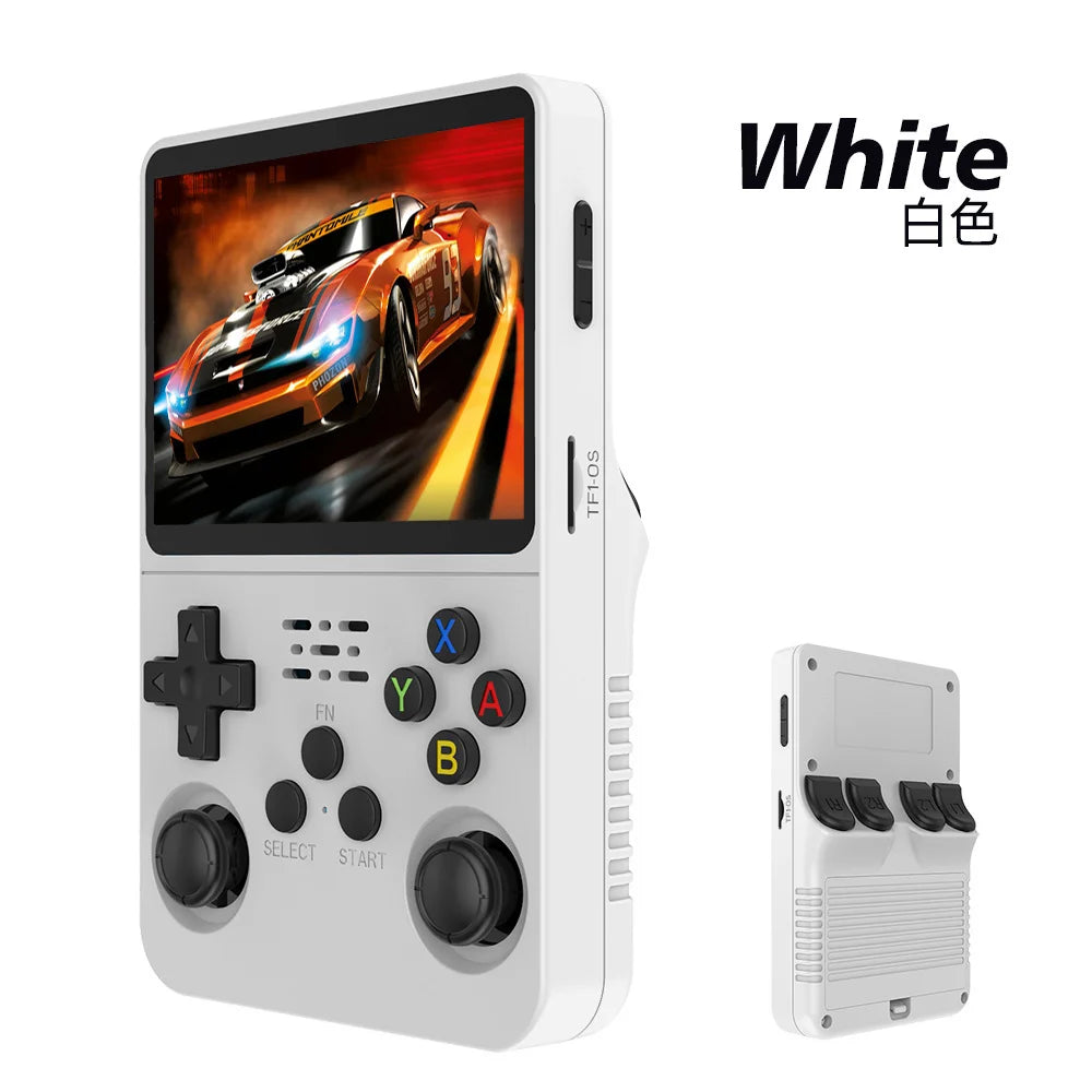 R36S Retro Handheld Game Console - 3.5 Inch IPS Screen, 64GB/128GB/256GB, Portable Gaming Device with Built-in Games