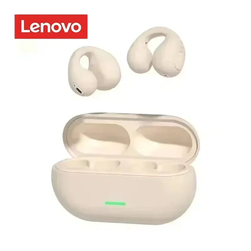Original Lenovo T75 Sound Quality Wireless Headphones Bone Conduction Sports Bluetooth Earphones 9D HiFi sound Touch control