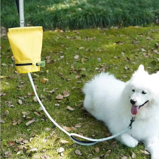 Portable Waterproof Pet Poop Scooper Bag Oxford Hanging Dog Poop Bag Carrier with Hook Dog Garbage Holder Shopping