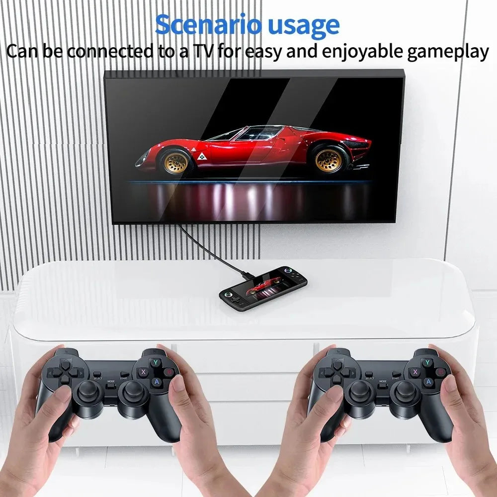 M28 Game Console for PS2, M22 M27 M17 Retro Video Game Player 50000+games Big Screen for PSP N64 Sega Gifts for Children  Friend