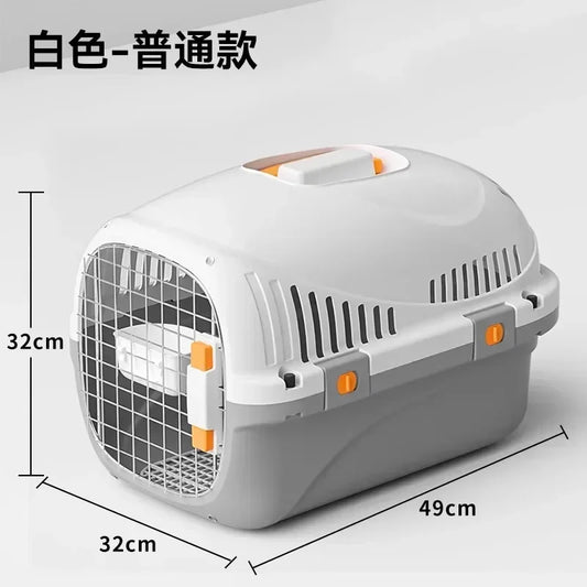 Portable Durable Pet Travel Car Cage Check Box for Cats And Dogs out Check Box