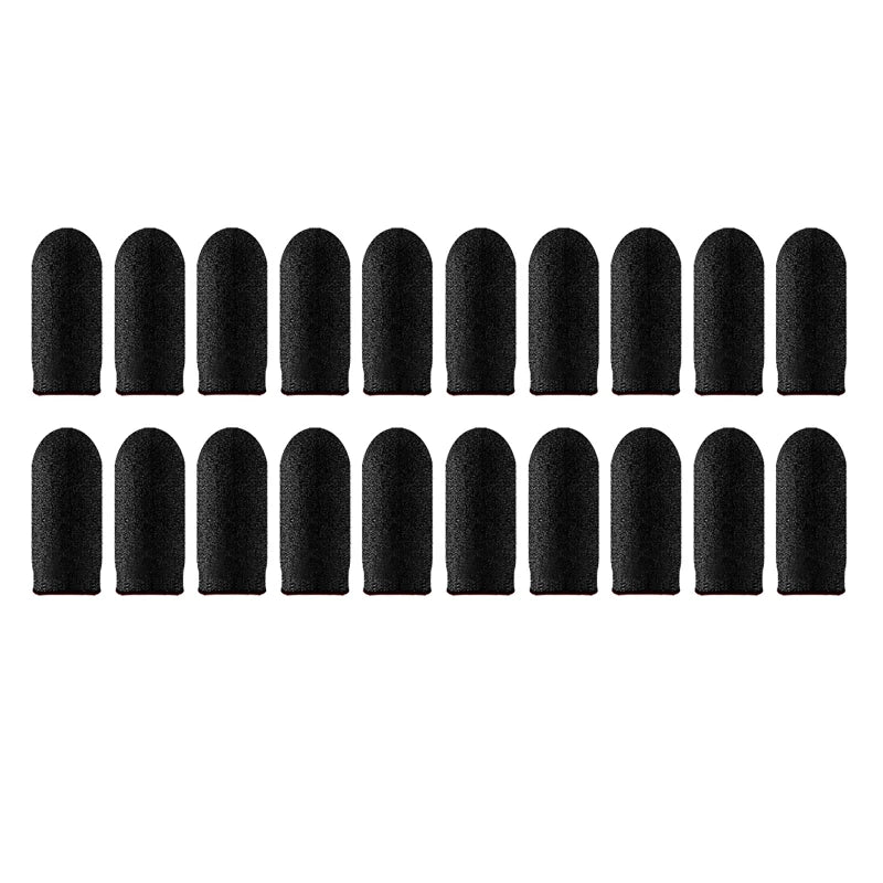 20pair Gaming Finger Sleeve Breathable Fingertips For PUBG Games Anti-Sweat Touch Screen Finger Cots Cover Sensitive Touch Glove