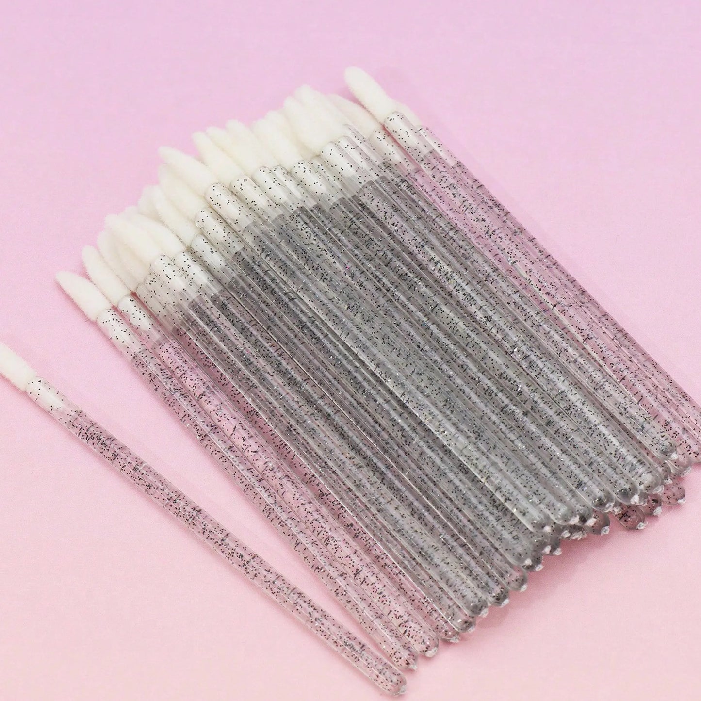 50Pcs Crystal Eyelashes Brush Comb Disposable Eye Lashes Extension Mascara Wands Makeup Professional Makeup Beauty Tool