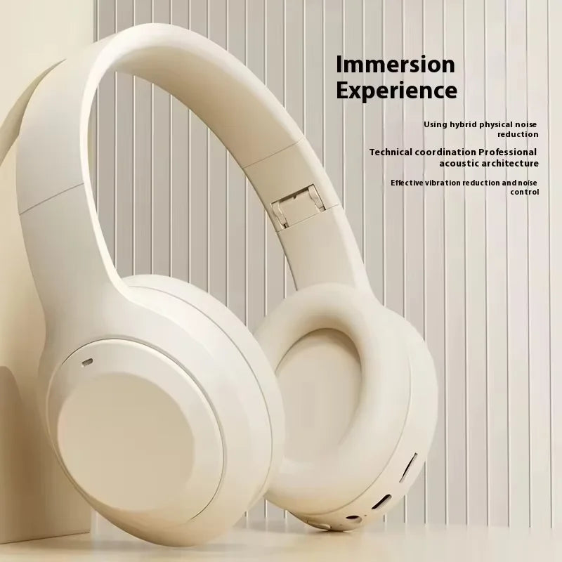 Lenovo Wireless Bluetooth Earphones Over-ear Foldable Computer Wireless Headphones Stereo Sound Gaming Headset Android and iOS