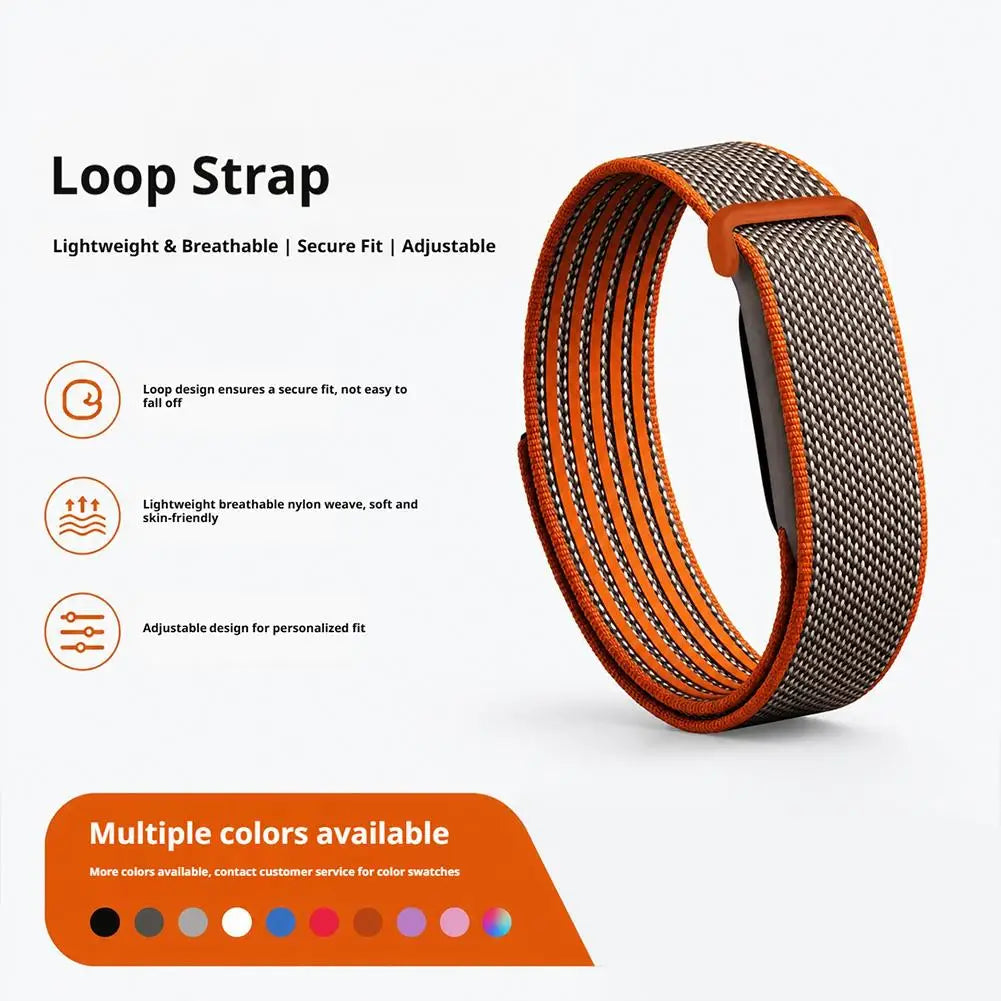 Intelligent Sports Training Tracker Strap For Google Fitbit Air Adjustable Fitness Bracelet Tracker Monitoring Velcro Loop Strap