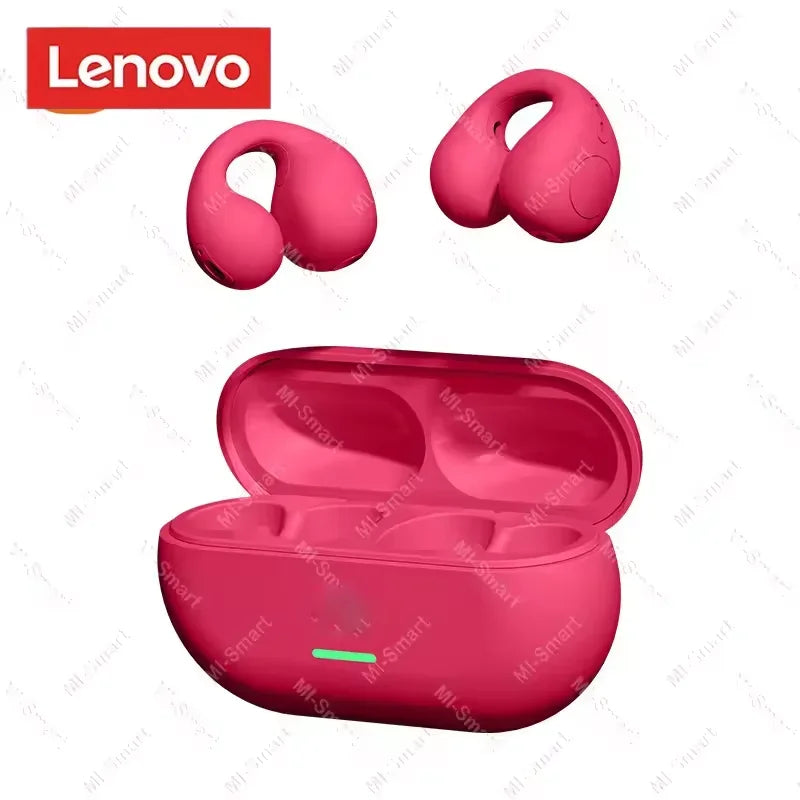 Original Lenovo T75 Sound Quality Wireless Headphones Bone Conduction Sports Bluetooth Earphones 9D HiFi sound Touch control