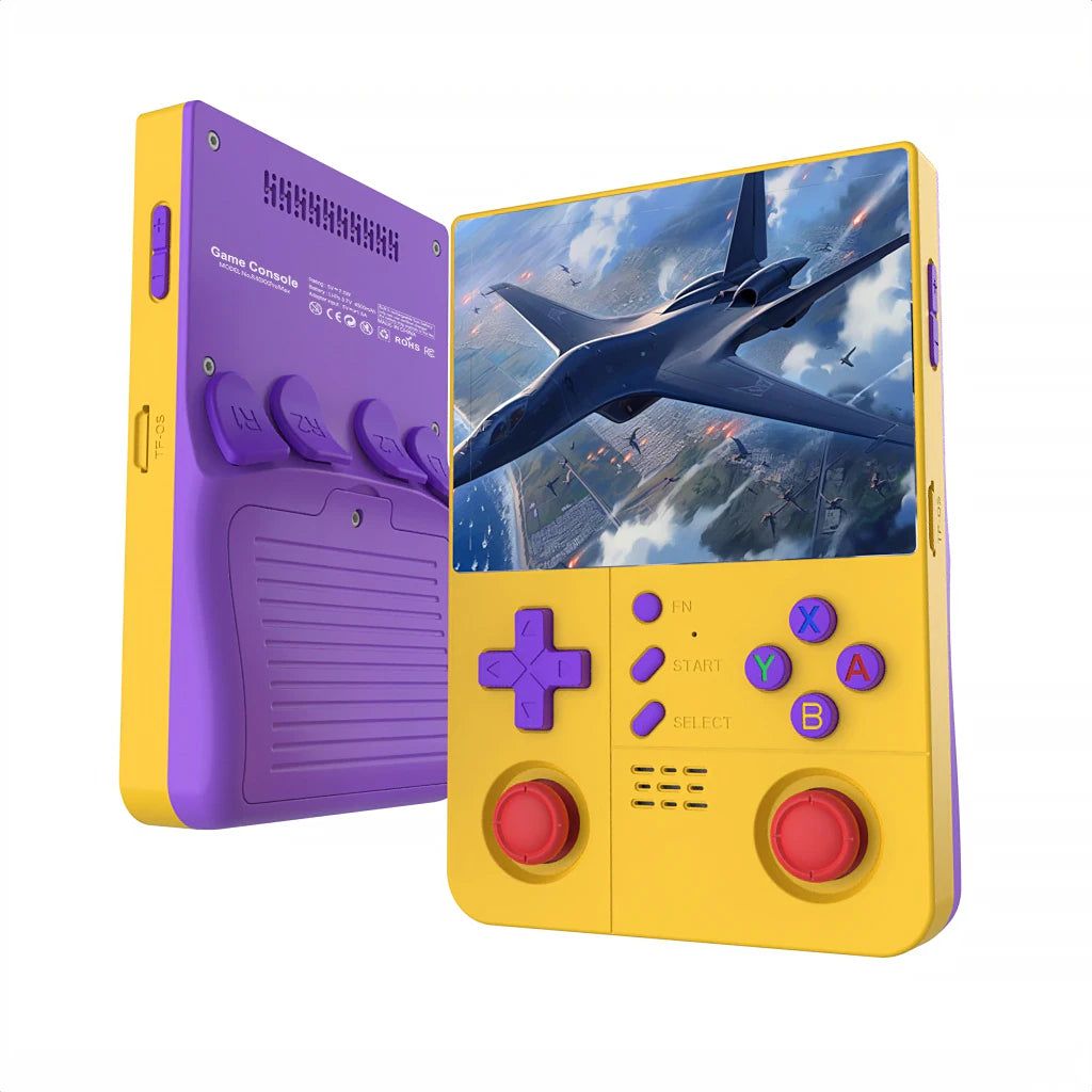 FUNKIDDY R40XX Pro Max Handheld Game Console – 4.2” IPS Screen, 4000mAh Battery, Built-in Wi-Fi, Retro Gaming Console for Kids