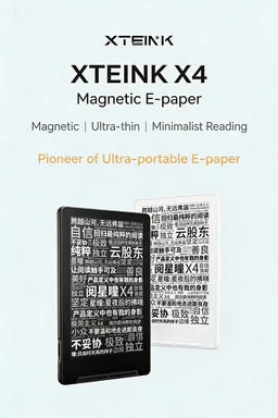 XTEINK X4 e-book reader, e-ink screen, magnetic, lightweight, 4.3-inch, 220ppi, portable e-book reader, ultra-thin, 650mAh, 16GB