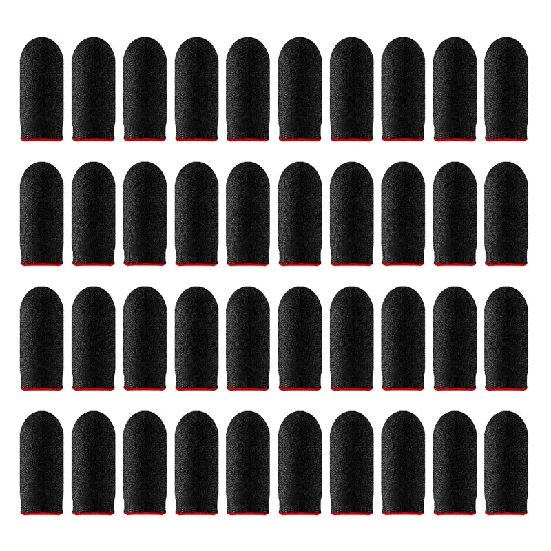 20pair Gaming Finger Sleeve Breathable Fingertips For PUBG Games Anti-Sweat Touch Screen Finger Cots Cover Sensitive Touch Glove