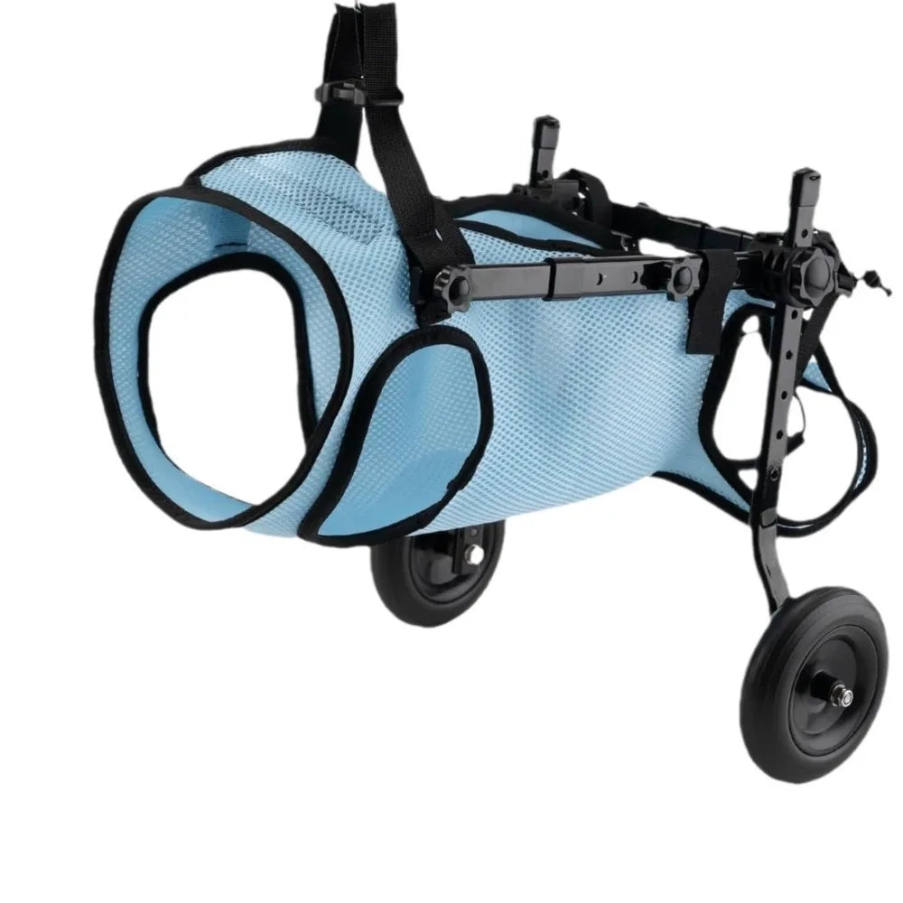 Adjustable Dog Wheelchair Comfortable Hind Leg Support Dog Mobility Scooter Breathable Pet Wheelchair Cart Pets Rehabilitation
