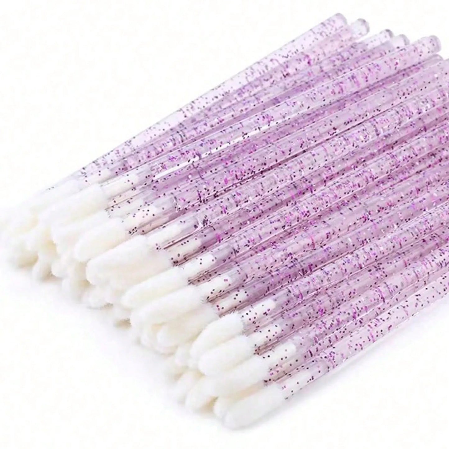 50Pcs Crystal Eyelashes Brush Comb Disposable Eye Lashes Extension Mascara Wands Makeup Professional Makeup Beauty Tool
