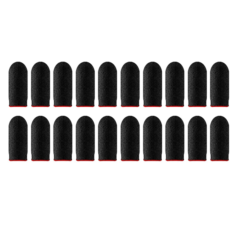 20pair Gaming Finger Sleeve Breathable Fingertips For PUBG Games Anti-Sweat Touch Screen Finger Cots Cover Sensitive Touch Glove