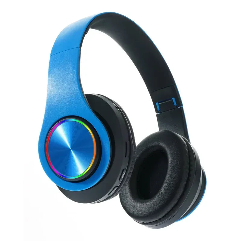 Foldable Bluetooth Headsets  Wireless Headphones With Mic Stereo Earphone Support TF Card FM For Xiaomi Iphone Sumsamg Phone