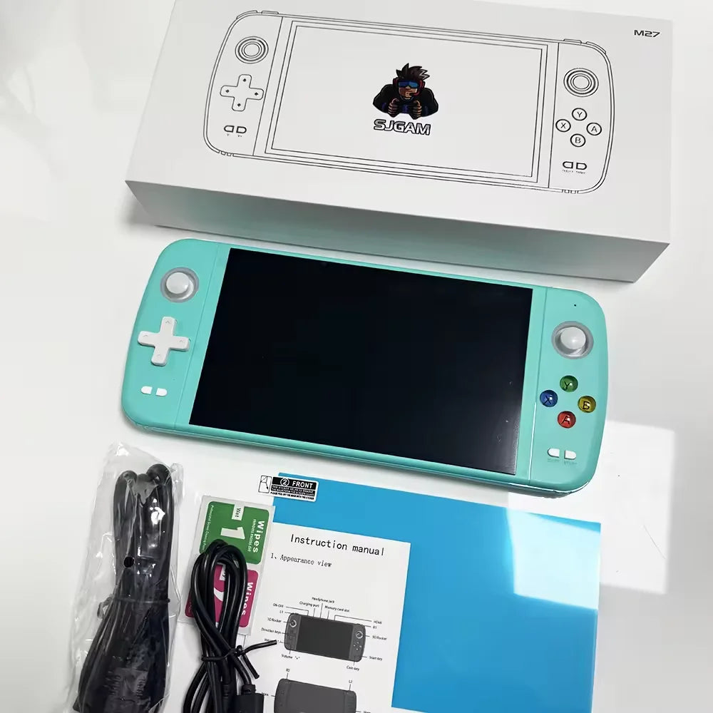 M28 Game Console for PS2, M22 M27 M17 Retro Video Game Player 50000+games Big Screen for PSP N64 Sega Gifts for Children  Friend