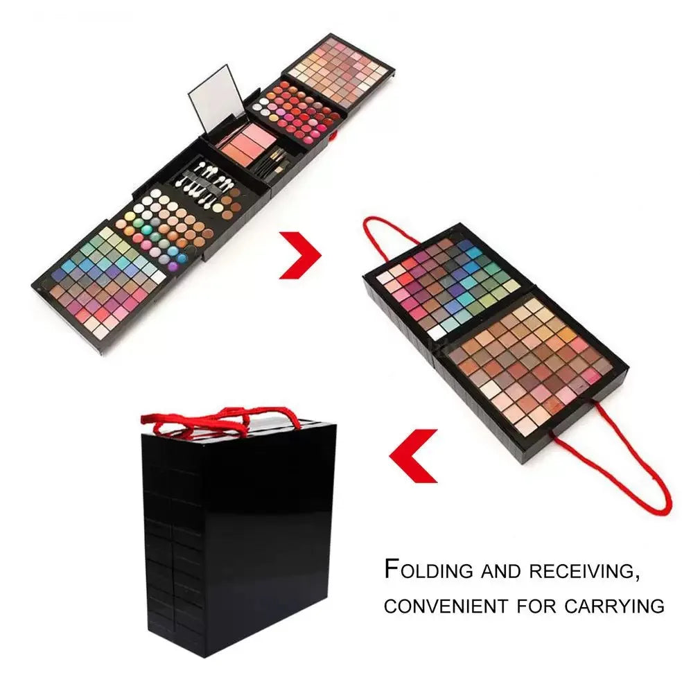 New Multi-function Makeup Kit Full Set Box For Women Waterproof Eyeshadow Lips Blush Foundation Beginner Travel Portable Palette