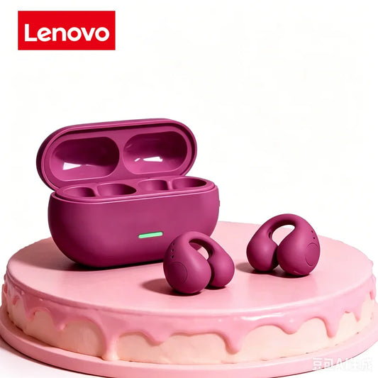 Original Lenovo T75 Sound Quality Wireless Headphones Bone Conduction Sports Bluetooth Earphones 9D HiFi sound Touch control