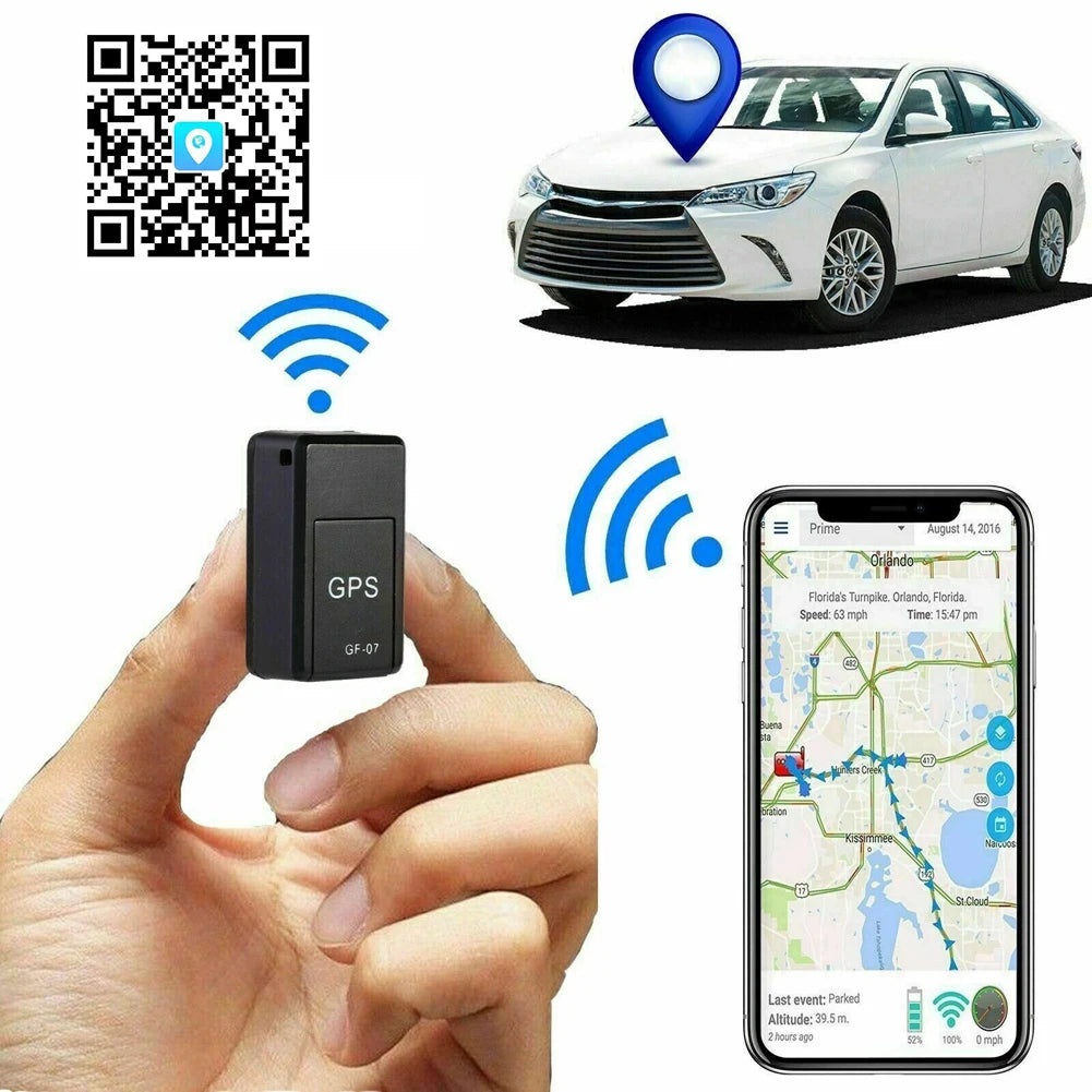1-5pcs GF-07 Mini GPS Car Tracker GPRS Real Time Tracking Anti-Theft Anti-lost Locator Key Pet Locator SIM Message Positioner
